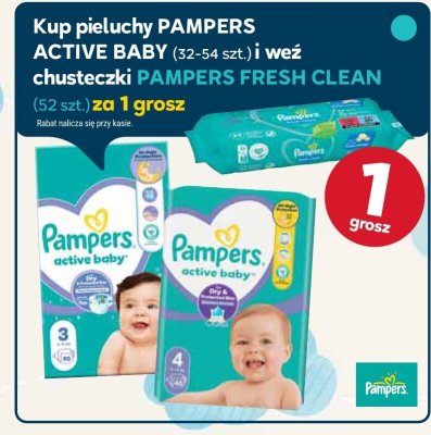 Chusteczki Pampers Fresh Clean promocja w Stokrotka
