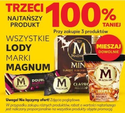 Lody różne rodzaje promocja w Kaufland