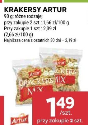 Krakersy Artur promocja w Stokrotka