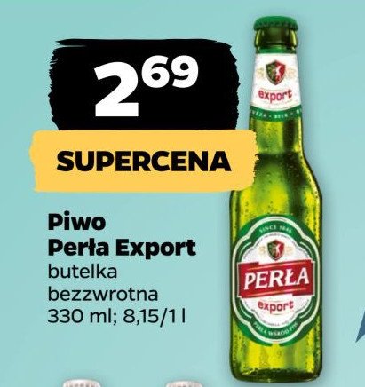 Piwo Perła export promocja w Netto