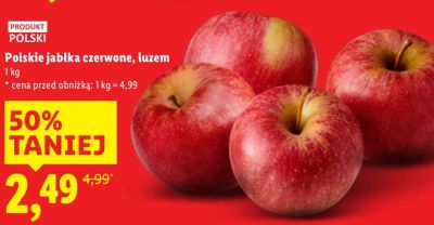 Jabłka polskie promocja w Lidl