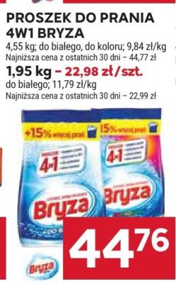 Proszek do prania 4W1 Bryza promocja w Stokrotka