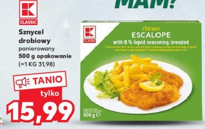 Sznycel drobiowy K-classic promocja