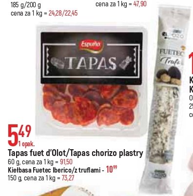 Salami fuet d'olot ESPUNA promocja