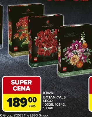 Klocki BOTANICALS LEGO 10328, 10342, 10348 promocja w Carrefour