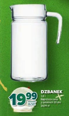 Dzbanek szklany promocja w Stokrotka