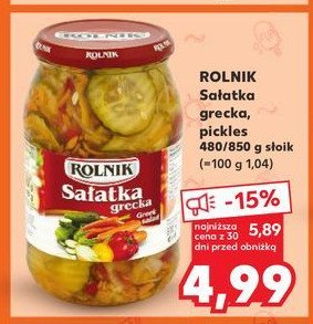 Sałatka grecka Rolnik promocja
