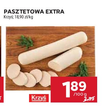 Pasztetowa extra Masarnia krzyś promocja w Stokrotka