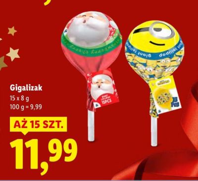 Gigalizak 15x8g promocja w Lidl