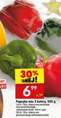Papryka mix 3 kolory, 500 g promocja w Twój Market