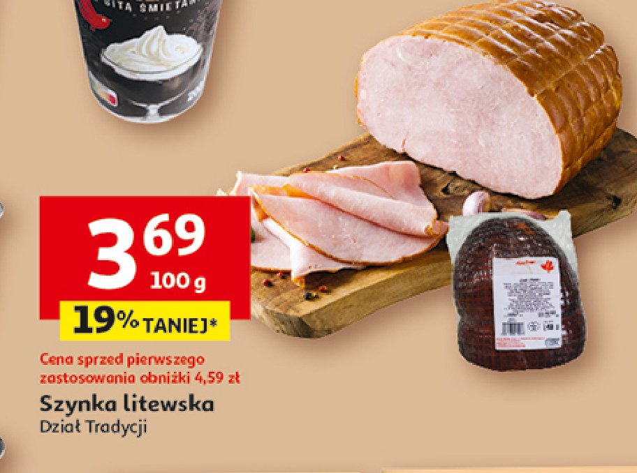 Szynka litewska Auchan promocja