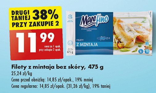 Filet z mintaja Mare fino promocja