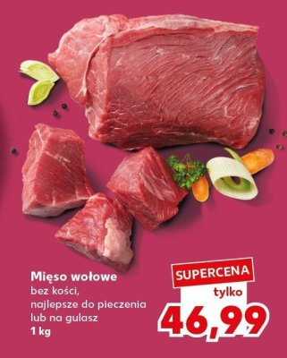Mięso wołowe bez kości promocja w Kaufland