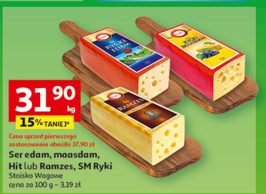 Ser rycki edam Ryki promocja w Auchan