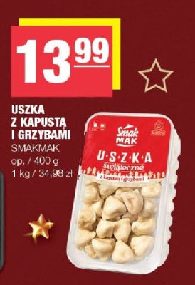 Uszka z kapustą i grzybami promocja w SPAR