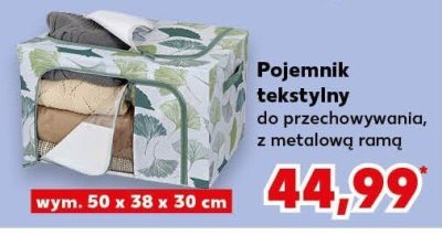 Pojemnik tekstylny do przechowywania, z metalową ramą promocja w Kaufland