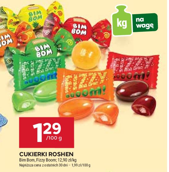 Cukierki bim-bom Roshen promocja
