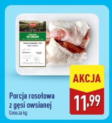 Porcja rosołowa z gęsi owsianej promocja w Aldi