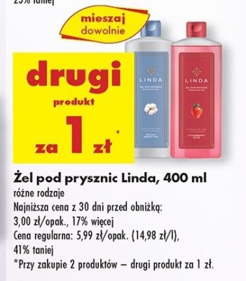 Żel pod prysznic bawełna Linda promocja