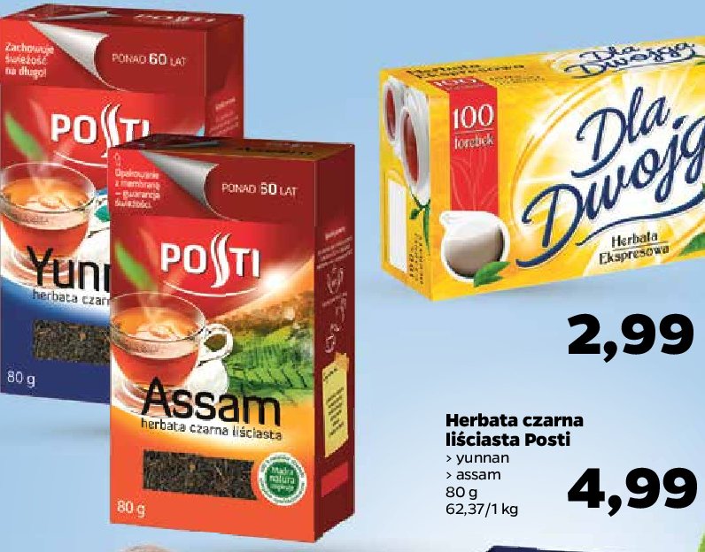 Herbata POSTI ASSAM promocja