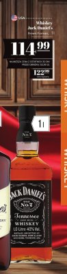 Whiskey Jack Daniel's 1l promocja w POLOmarket