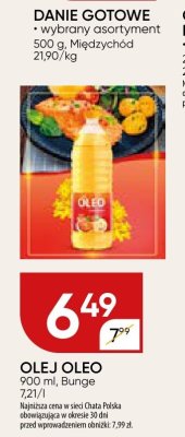 Olej Oleo promocja w Chata Polska