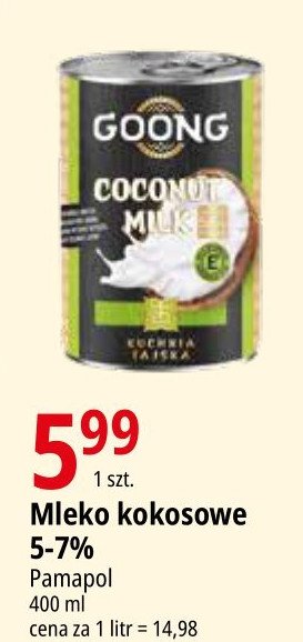 Mleczko kokosowe Goong promocja