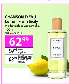 Woda toaletowa Chanson d'eau lemon promocja