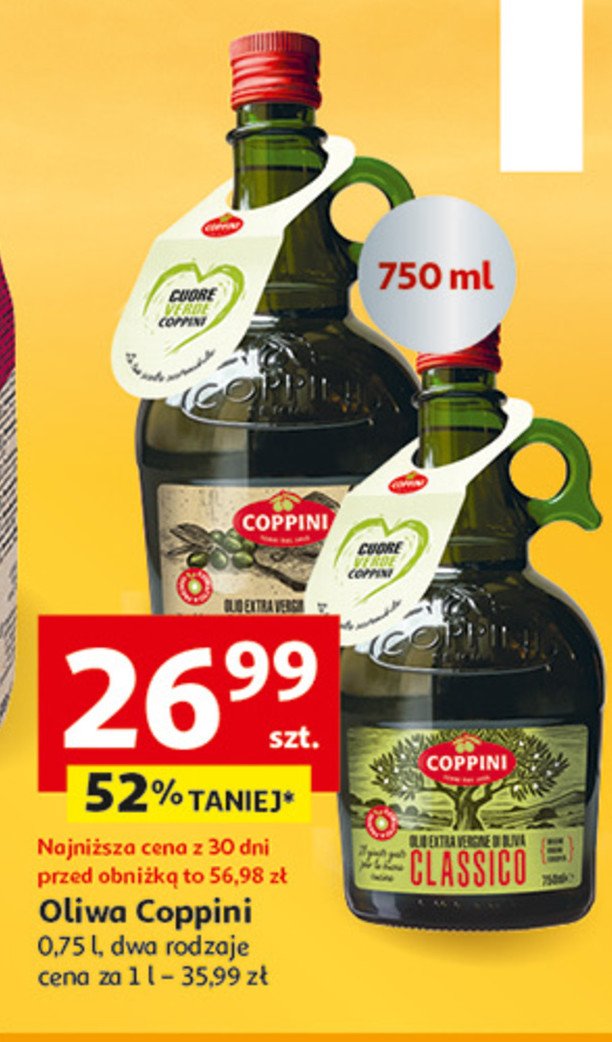 Oliwa extra vergine promocja w Auchan
