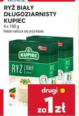 Ryż biały długoziarnisty Kupiec promocja w Stokrotka