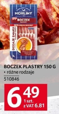 Boczek plastry promocja w Selgros