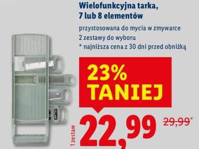 Wielofunkcyjna tarka SilverCrest, 7 lub 8 elementów promocja w Lidl