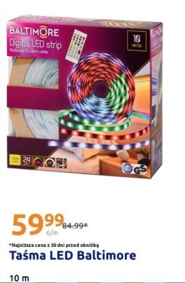 Taśma LED 10 m promocja w Action