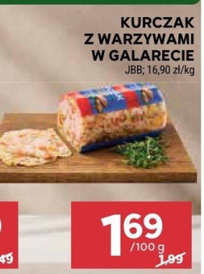Kurczak z warzywami w galarecie JBB 16,90 zł/kg promocja w Stokrotka