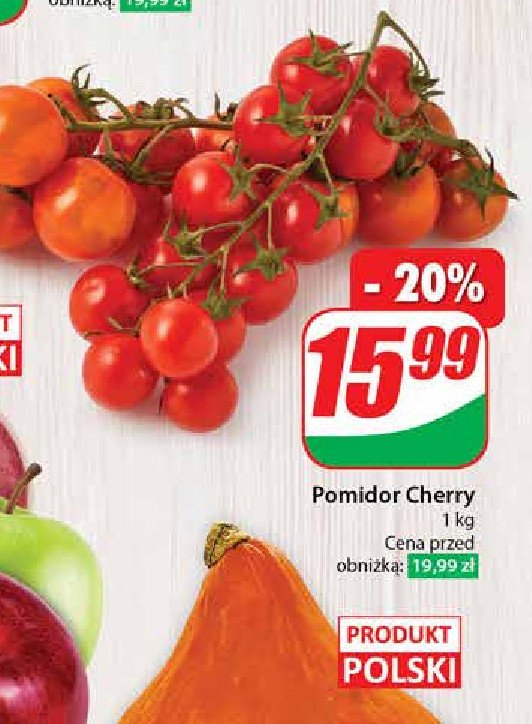 Pomidory cherry promocja