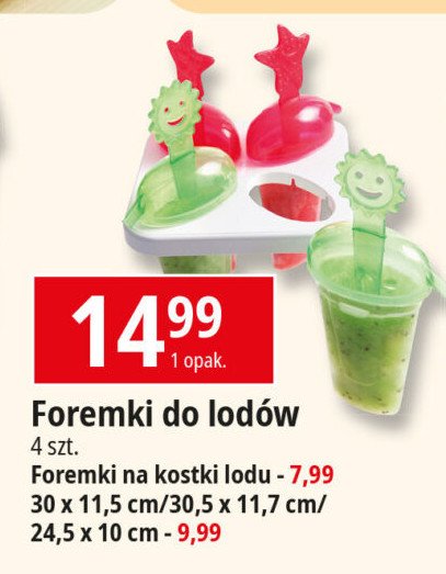 Foremki do lodów na patyku promocja