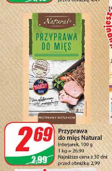 Przyprawa do mi臋s Natural promocja