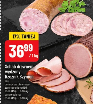 Schab drewnem wędzony Rzeźnik Szymon promocja w POLOmarket