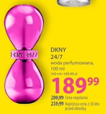 Woda perfumowana DKNY 24/7 promocja w Hebe