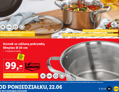 Garnki simpleo 24 cm Tefal promocja