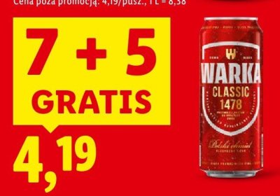 Piwo promocja w Lidl