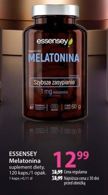 Suplement diety ESSENSEY Melatonina promocja w Hebe