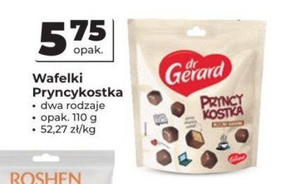 Wafelki dr Gerard Pryncykostka w czekoladzie promocja w Odido