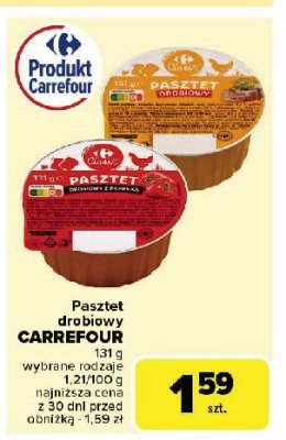 Pasztet drobiowy z papryk膮 Carrefour promocja