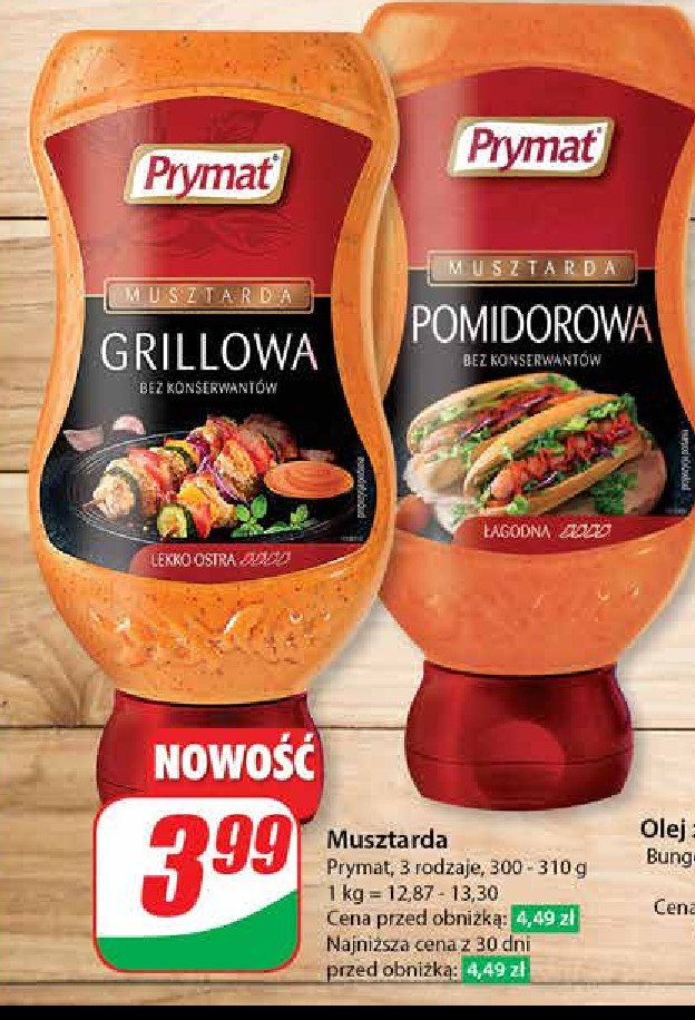 Musztarda pomidorowa Prymat promocja