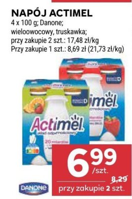 Napój Actimel Danone promocja w Stokrotka