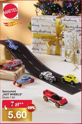 Samochód HOT WHEELS skala 1:64 promocja w Woolworth