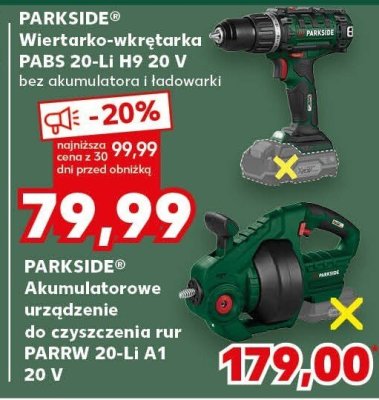 Urządzenie akumulatorowe do czyszczenia rur promocja w Kaufland