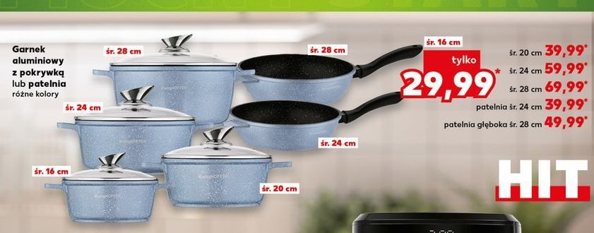 Garnek aluminiowy 24 cm promocja w Kaufland