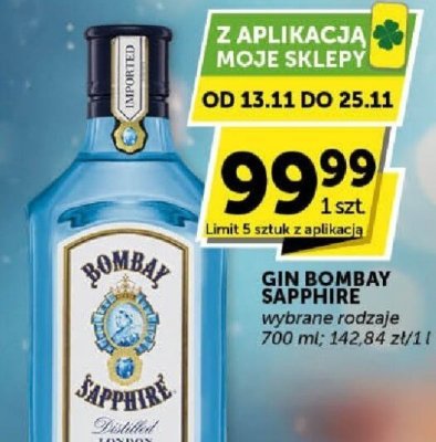 Gin Bombay Sapphire wybrane rodzaje 700 ml promocja w Euro Sklep
